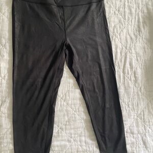 Zyia Black Faux Leather Leggings